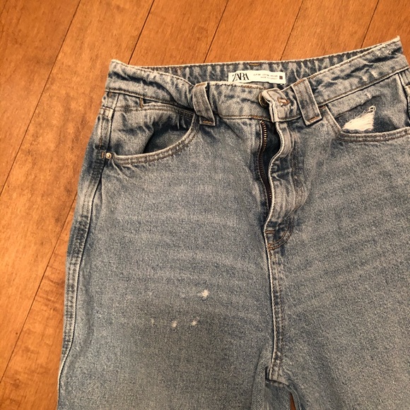 Zara high waisted straight leg jeans - Picture 2 of 8